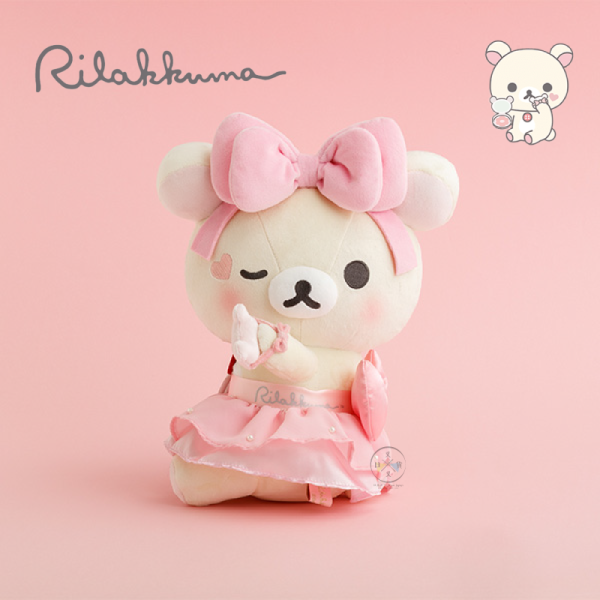 預購6月 拉拉熊 懶懶熊 懶妹 專賣店限定 愛漂亮 化妝 絨毛玩偶 娃娃 31公分【12/25截止】 