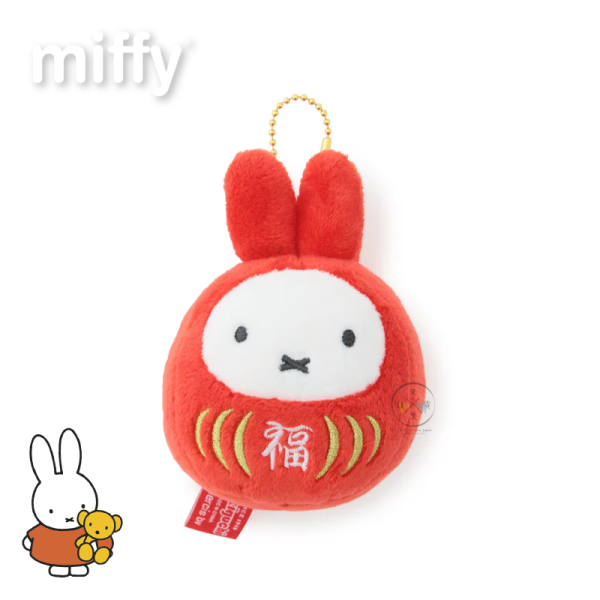 MIFFY 米飛兔 米菲兔 紅色達摩 絨毛吊飾 