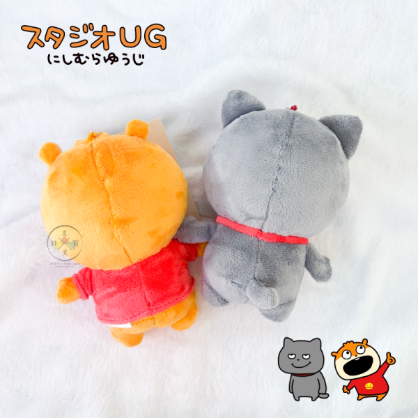 降價!西村裕二 開心熊貓 小老鼠 戀愛兔 壞貓 張開雙手 表情 絨毛珠鍊吊飾 4選1 