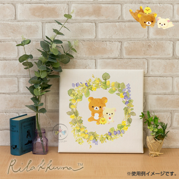 拉拉熊 懶懶熊 專賣店限定 掛畫 畫布 水彩上色 美好生活 