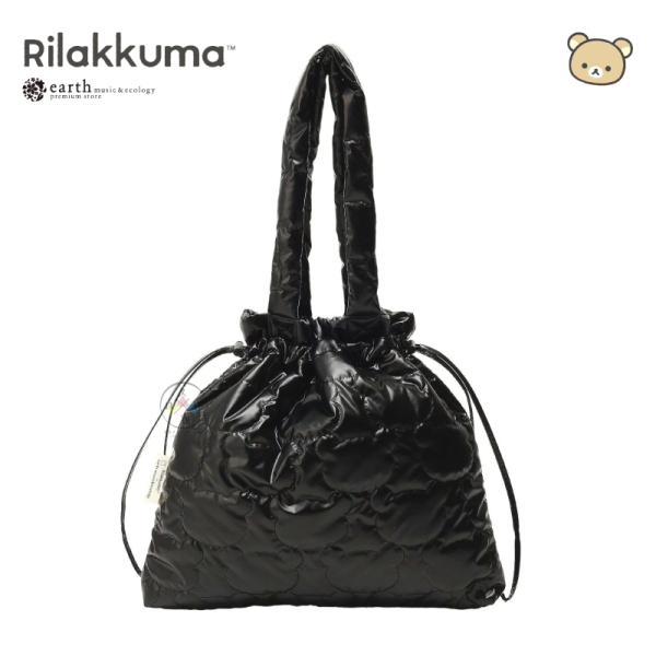 預購 拉拉熊 懶懶熊 專賣店限定 earth聯名 抽繩 剪影衍縫 空氣托特包 銀色 黑色 米色 3選1【4/16截止】 