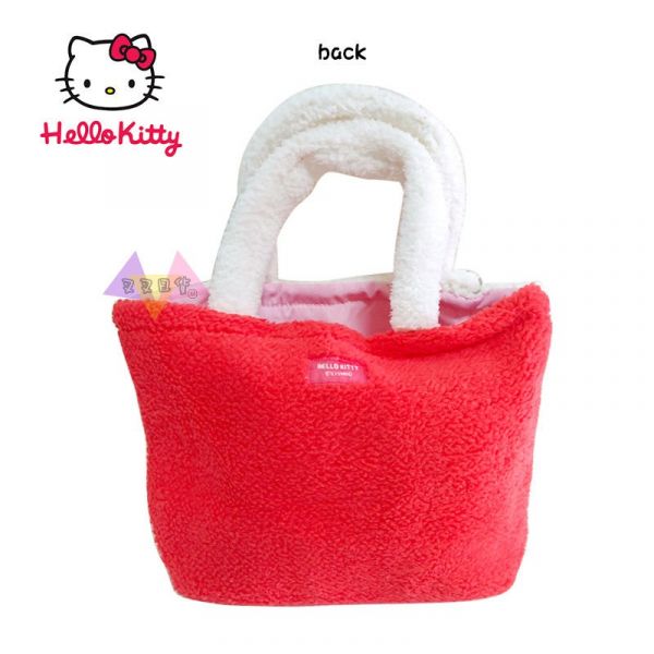 絕版!Hello Kitty凱蒂貓絨毛大臉手提袋 