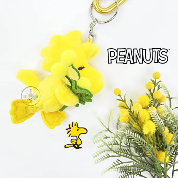 SNOOPY 史努比 糊塗塔克 絨毛吊飾 拿蒲公英 登山扣 