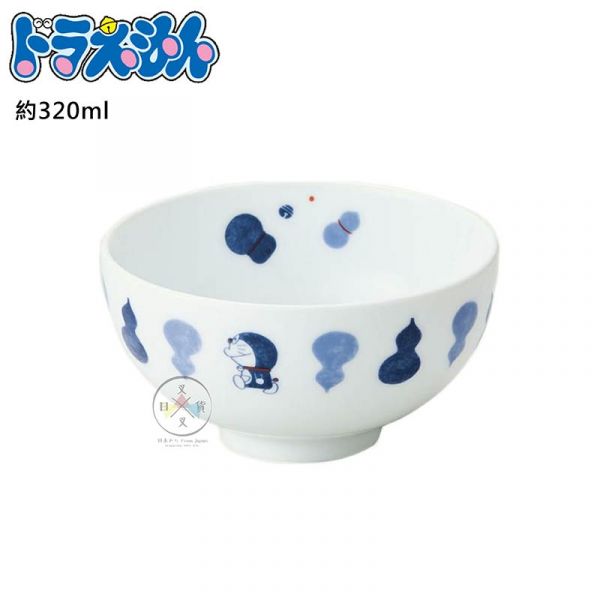哆啦A夢 Doraemon 緣起物 葫蘆 陶瓷飯碗 盒裝 