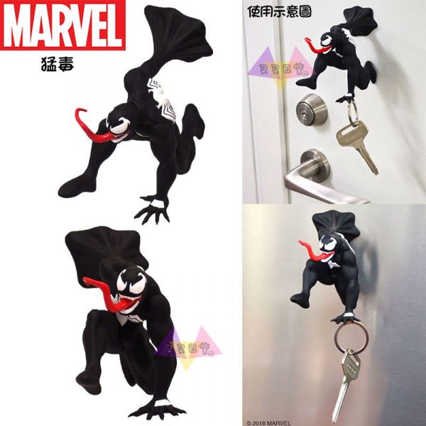 Marvel Venom 蜘蛛人/猛毒磁鐵鑰匙收納公仔盒裝2選1 
