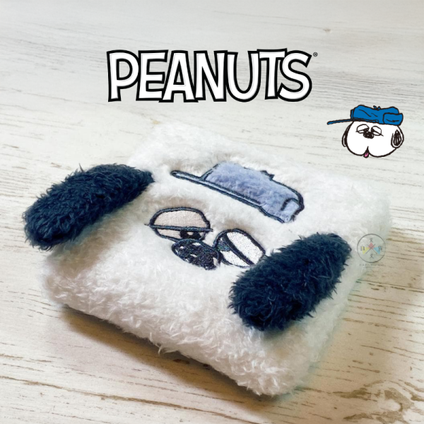 SNOOPY 史努比 歐拉夫 捲捲 絨毛 刺繡 大臉 收納包 零錢包 