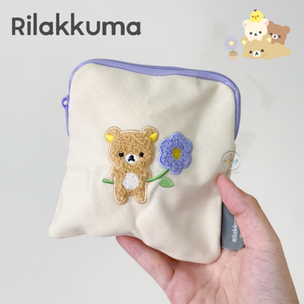 拉拉熊 懶懶熊 懶妹 小雞 蜜茶熊 花花世界 刺繡小物包 扭蛋 全5款 