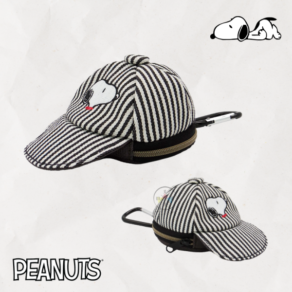 SNOOPY 史努比 帽子 棒球帽 漁夫帽 收納包 附登山扣 3選1 