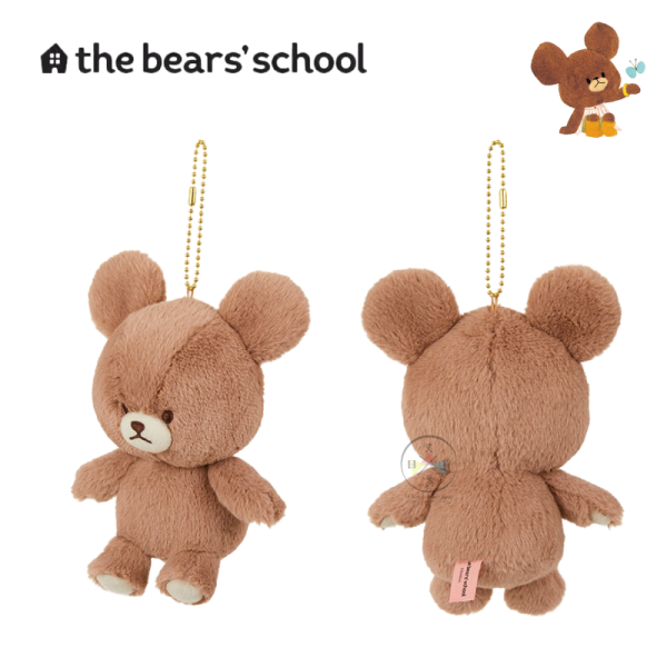 預購 小熊學校 傑琪 長毛 絨毛 吊飾 