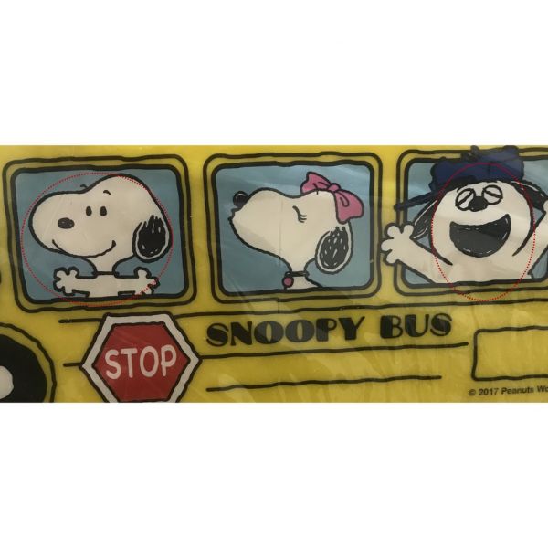 Snoopy史努比塔克貝拉奧拉夫與好朋友們黃色校車雙層巴士攜帶式摺疊椅板凳 