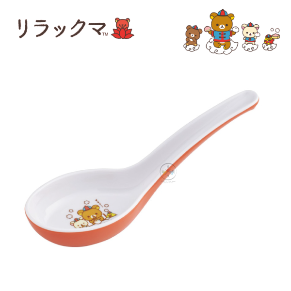 拉拉熊 懶懶熊 中華料理風 美耐皿 餐具 湯匙 