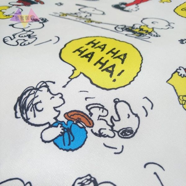 Snoopy史努比塔克鳥角色大集合漫畫框米白底束口袋後背包 