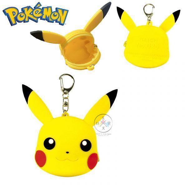 精靈寶可夢 神奇寶貝 皮卡丘 波加曼 耿鬼 謎擬Q 矽膠大頭 零錢包 4選1 