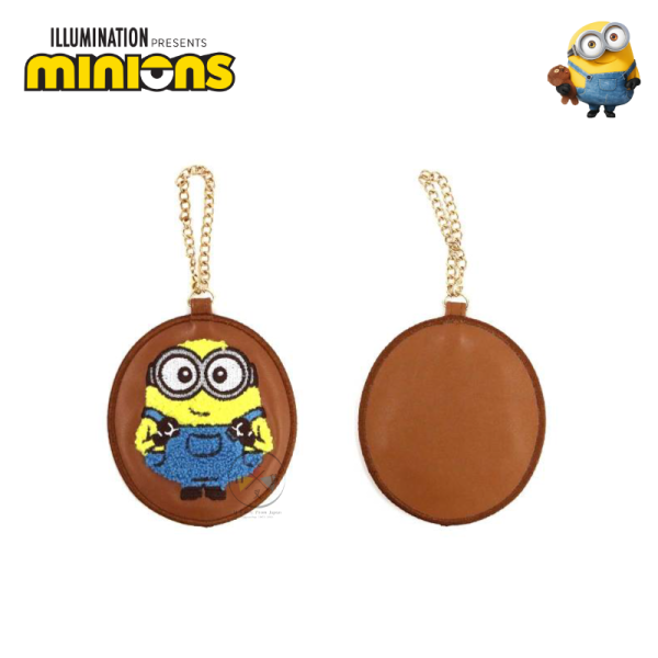 小小兵 MINIONS Tim熊 絨毛刺繡 帆布托特包 肩背包 附皮革吊飾 