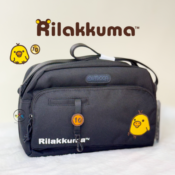 拉拉熊 懶懶熊 專賣店限定 小雞學園 outdoor聯名 刺繡 斜背包 側背包 
