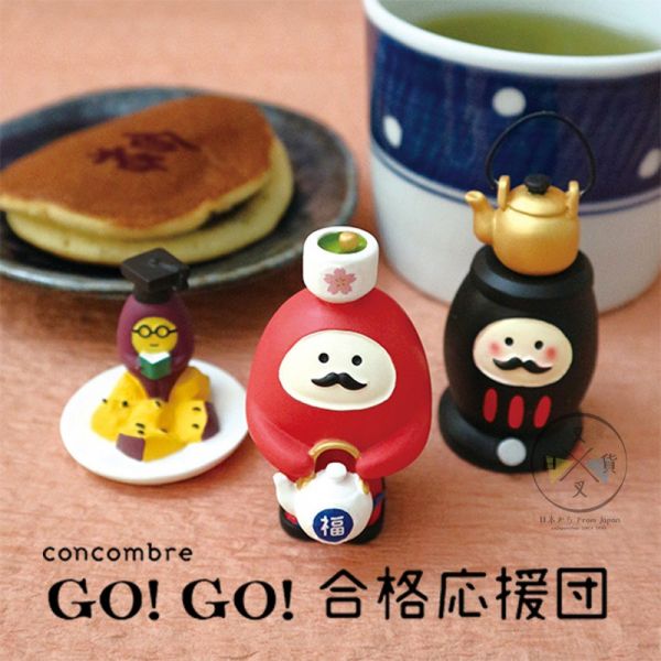 加藤真治decole合格應援團 天滿宮神社 黑貓銅像 公仔場景擺飾 