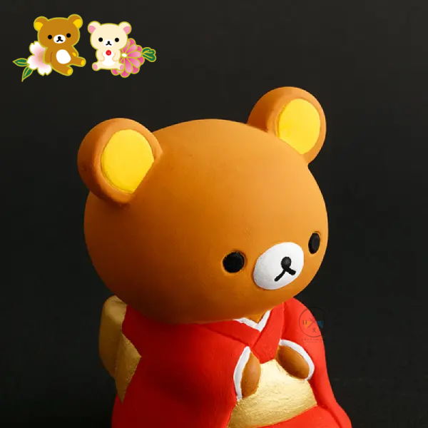 預購2月 拉拉熊 懶懶熊 懶妹 專賣店限定 博多人形 陶土人偶公仔 擺飾 傳統工藝品 2選1 日本製【9/17截止】 
