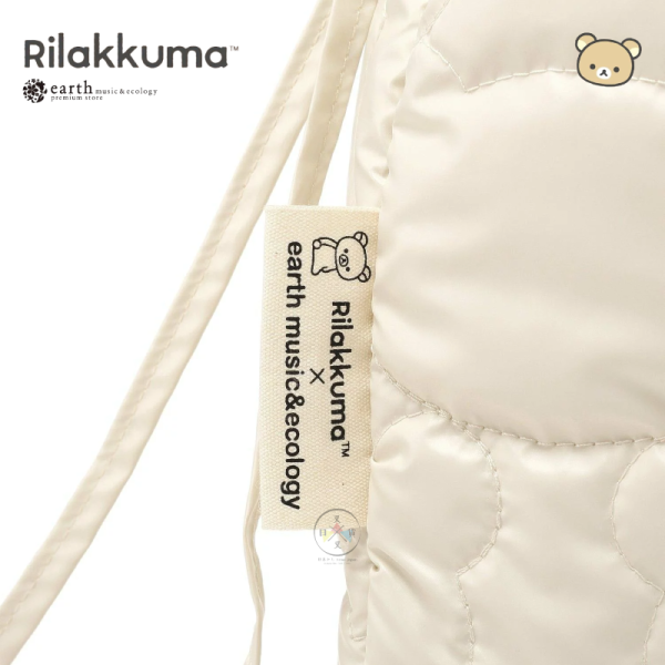 預購 拉拉熊 懶懶熊 專賣店限定 earth聯名 抽繩 剪影衍縫 空氣托特包 銀色 黑色 米色 3選1【4/16截止】 