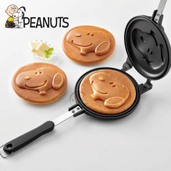 史努比 Snoopy 鬆餅 烤盤 模具 鐵鍋 小煎鍋 露營必備 盒裝 