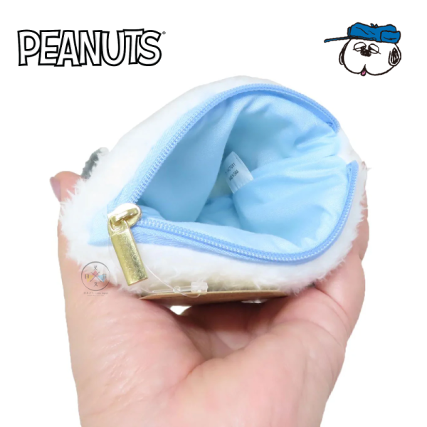 SNOOPY 史努比 歐拉夫 捲捲 絨毛 刺繡 大臉 收納包 零錢包 