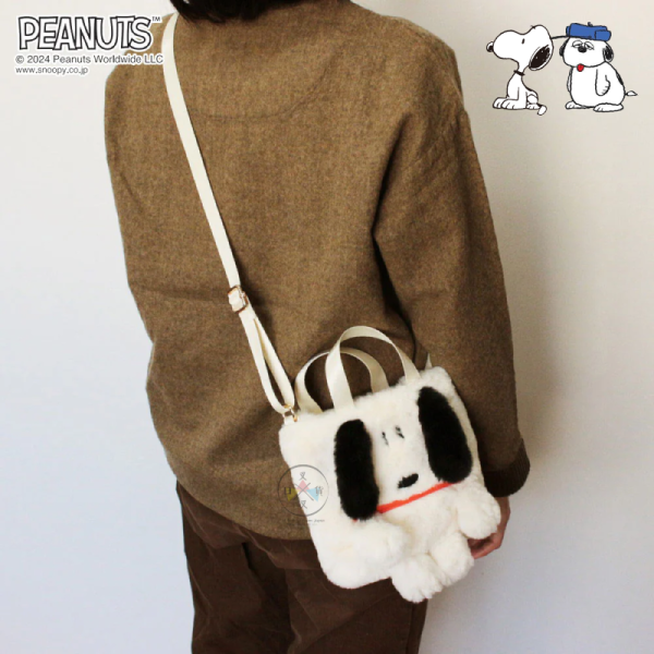 SNOOPY 史努比 歐拉夫 ROOTOTE 聯名 絨毛 2WAY 手提袋 斜背包 3選1 