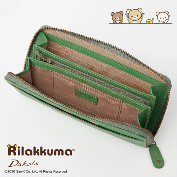 預購 拉拉熊 懶懶熊 小雞 專賣店限定Dakota聯名 皮革 長夾 拉鍊錢包 皮夾 2選1【4/30截止】 