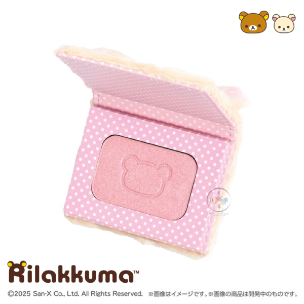 預購 拉拉熊 懶懶熊 懶妹 專賣店限定 絨毛刺繡大臉 打亮 粉餅 亮片珠光眼影 2選1【5/7截止】 