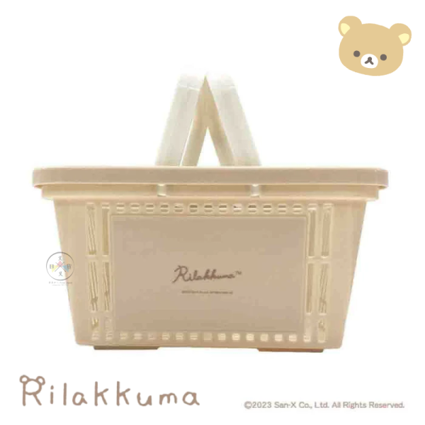 拉拉熊 懶懶熊 專賣店限定 手提籃 收納籃 購物籃 大臉 趴睡 2選1 