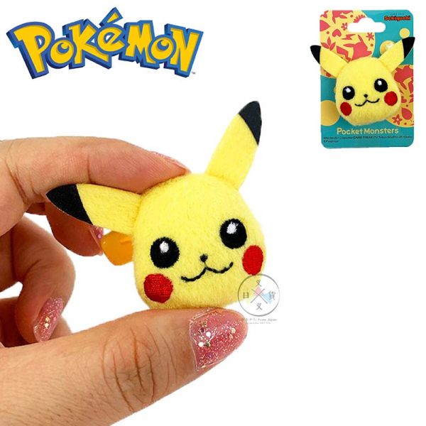 神奇寶貝 精靈寶可夢 皮卡丘 伊布 絨毛別針 2選1 