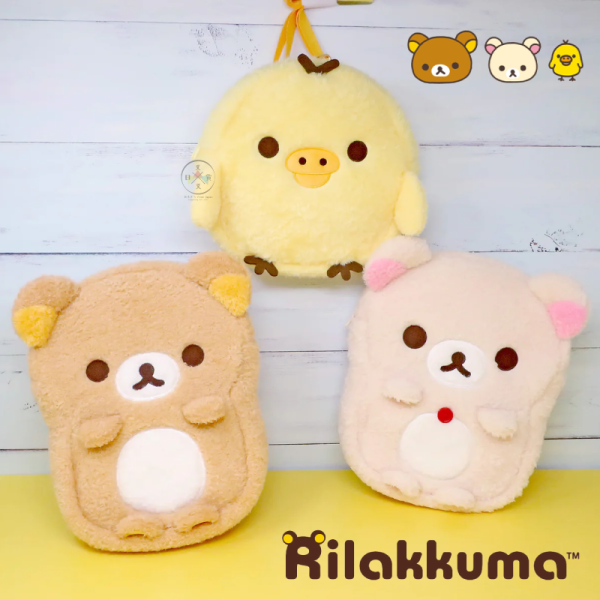 預購6月 拉拉熊 懶懶熊 懶妹 小雞 身形 絨毛刺繡 斜背包 小包 3選1 