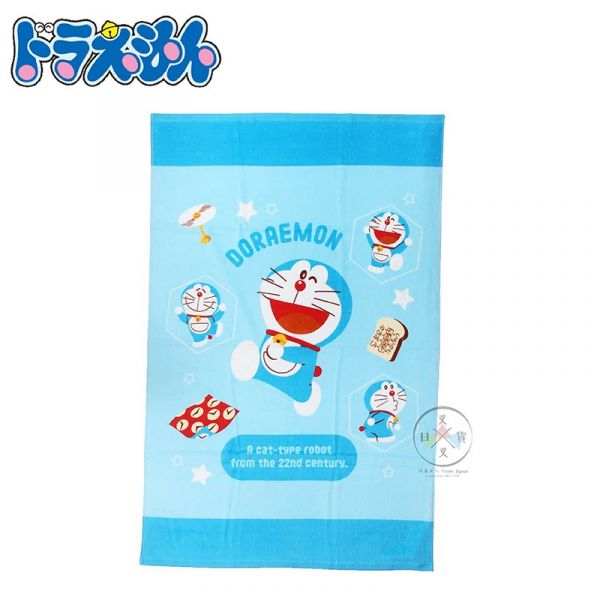 哆啦A夢 道具 毛巾布 浴巾 涼被 90x140公分 