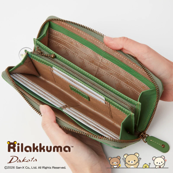 預購 拉拉熊 懶懶熊 小雞 專賣店限定Dakota聯名 皮革 長夾 拉鍊錢包 皮夾 2選1【6/11截止】 