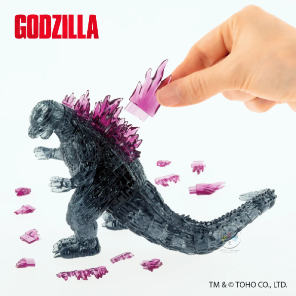 哥吉拉 GODZILLA 水晶3D透明 立體拼圖 