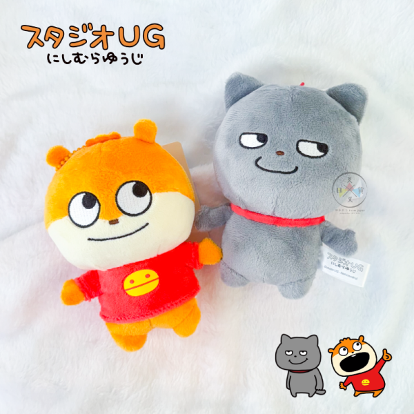 降價!西村裕二 開心熊貓 小老鼠 戀愛兔 壞貓 張開雙手 表情 絨毛珠鍊吊飾 4選1 