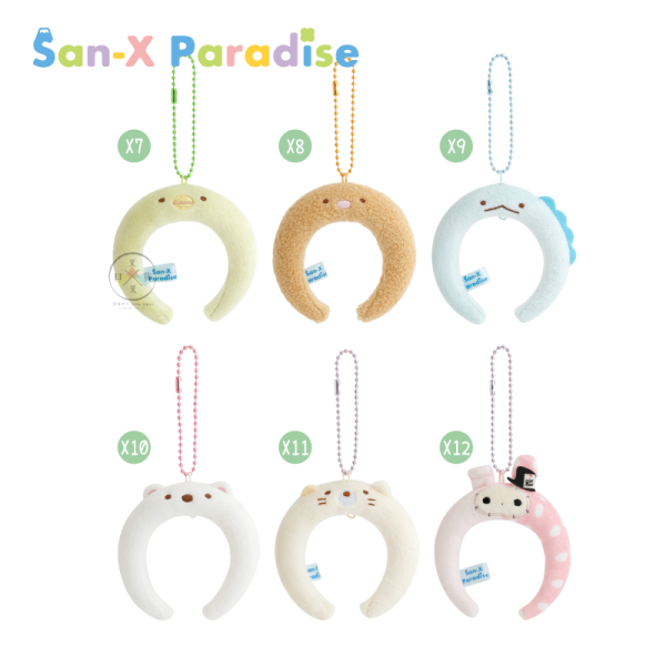 san-x 拉拉熊 懶懶熊 角落生物 富士急樂園 限定商品 絨毛吊飾迷你髮箍 斜背小包 18選1 