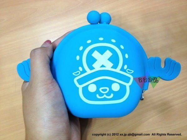 [五折] ONE PIECE航海王海賊王喬巴 矽膠防水零錢包 藍色1款 