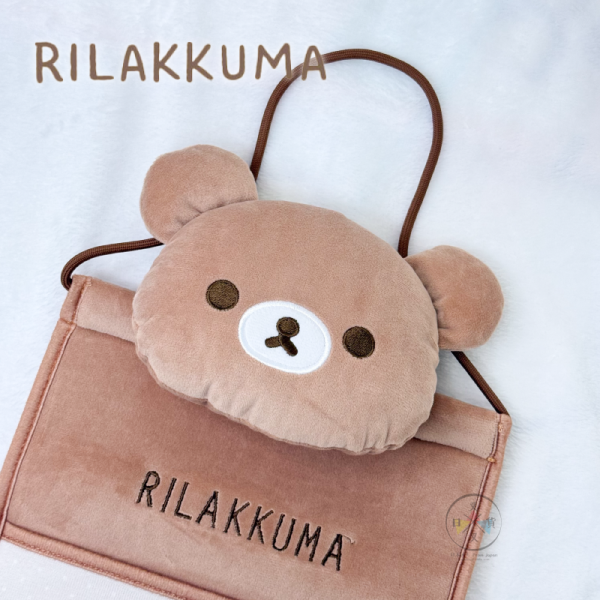 拉拉熊 懶懶熊 懶妹 小雞 蜜茶熊 思夢樂 專賣店限定 絨毛大頭刺繡 牆壁掛式 收納袋 4選1【3/12截止】 