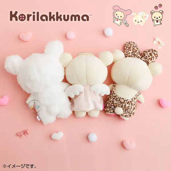 預購9月 拉拉熊 懶懶熊 懶妹特輯 專賣店限定 兔子天使豹紋裝 絨毛玩偶 娃娃 S號 3件組【5/7截止】 