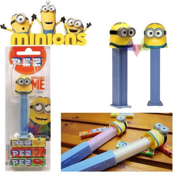 小小兵神偷奶爸The Minions專賣店限定PEZ糖果罐Bob蘿蔔造型 
