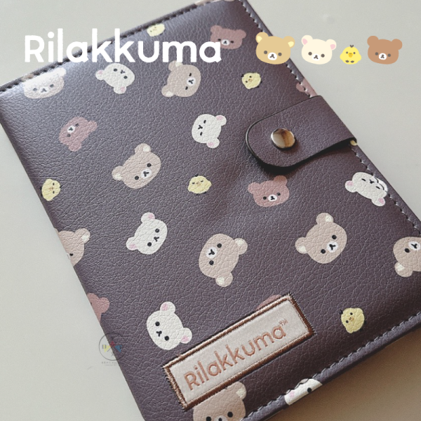 拉拉熊 懶懶熊 小確幸 藥品 紀錄卡 多功能 收納本 收納冊 證件包 仿皮 護照包 