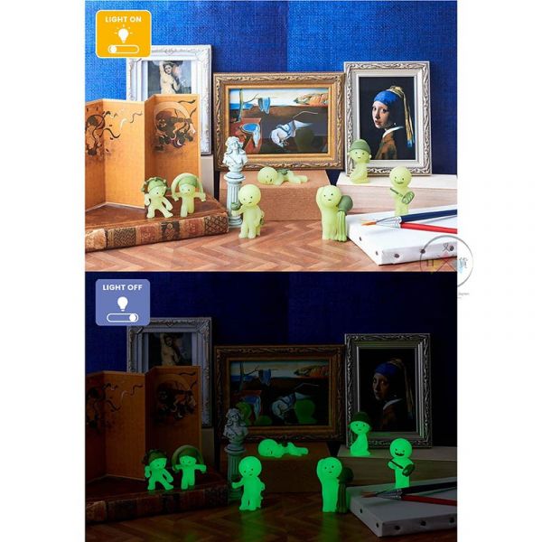 Smiski 不可思議的夜光妖精 世界名畫博物館系列公仔盲抽 隨機1入 