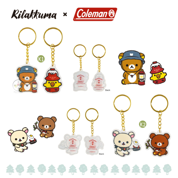 預購8月 拉拉熊 懶懶熊懶妹小雞蜜茶熊 專賣店限定 Coleman 露營風 絨毛玩偶包袋雜貨 18選1【7/30截止】 