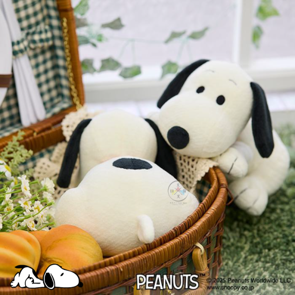 SNOOPY 史努比 趴趴 Q彈屁屁 絨毛玩偶娃娃 26公分 超好摸 