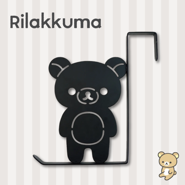 預購5月 拉拉熊 懶懶熊 專賣店限定 黑白設計 不銹鋼 門後掛勾 多功能置物 2選1【4/30截止】 