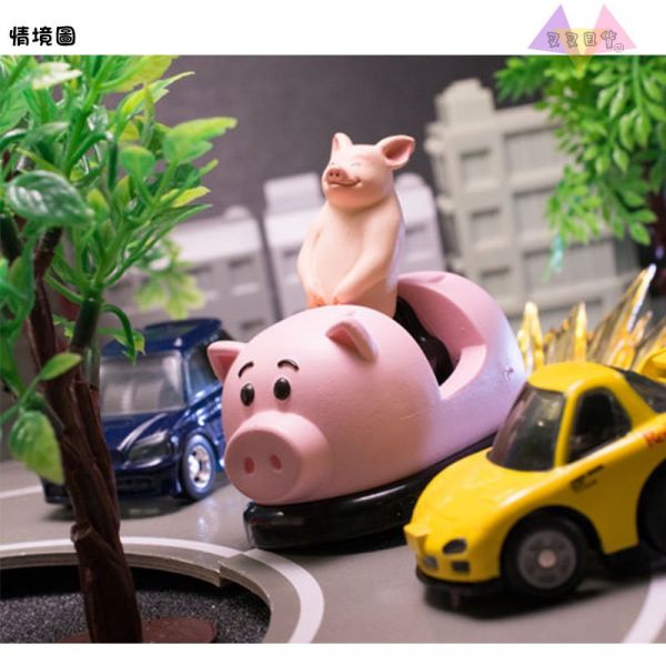 迪士尼TSUM TSUM玩具總動員胡迪巴斯三眼怪熊抱哥迴力車扭蛋5入組 