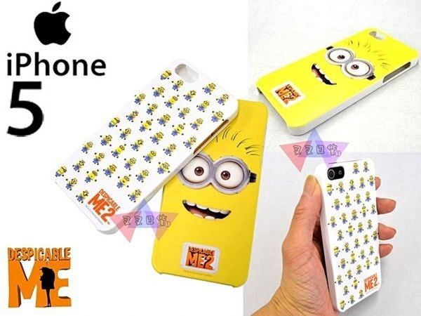 神偷奶爸小小兵iPhone 5 5s SE保護殼 黃色1款~小編推薦 