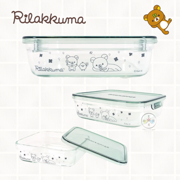 預購4月 拉拉熊 懶懶熊 專賣店限定 iwaki聯名 玻璃 保鮮盒 容器 便當盒 3選1 日本製【4/2截止】 