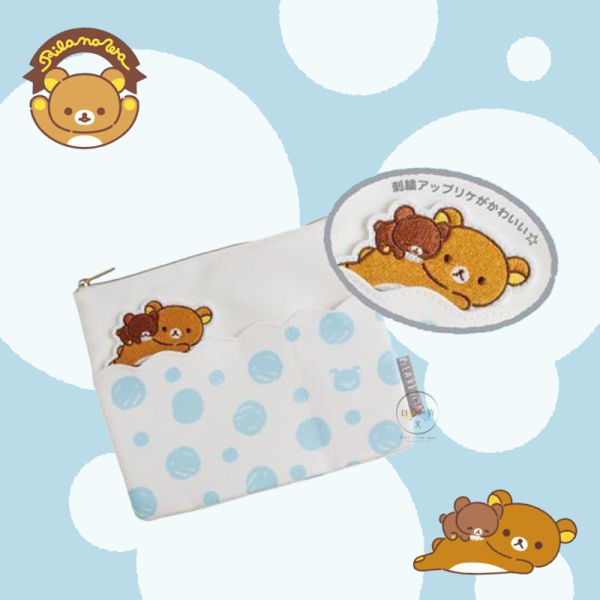 預購11月 拉拉熊 懶懶熊 專賣店限定 裏布水玉點點 拉鍊收納包 大臉雙面帆布 手提袋 肩背包 3選1【11/6截止】