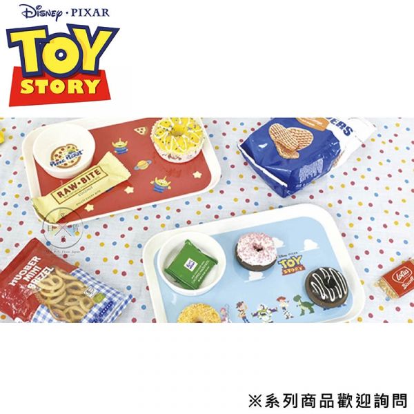 迪士尼 玩具總動員 三眼怪披薩星球 紅色 托盤&碗餐具組 盒裝 