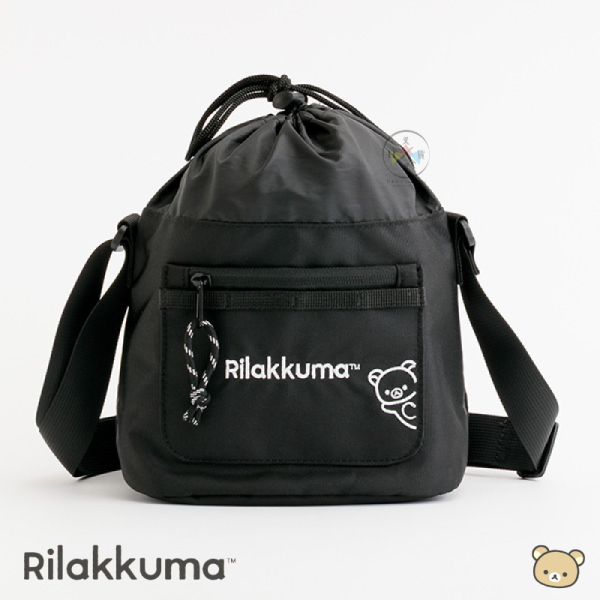 預購 拉拉熊 懶懶熊 官網限定 線條 刺繡 束口 斜背包 水桶包 機能 後背包 2選1【9/4截止】 